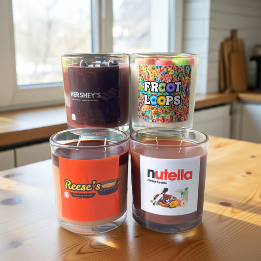 Nutella, Reese’s, Hershey’s & Froot Loops Candle Pack