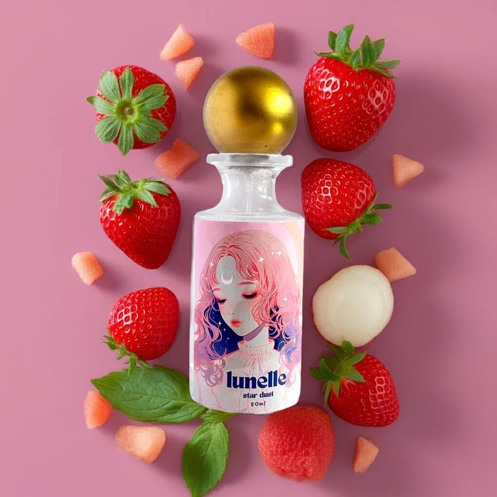 Soft girl strawberry watermelon perfume