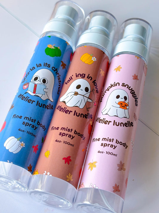 Kawaii ghost fall Christmas body mist