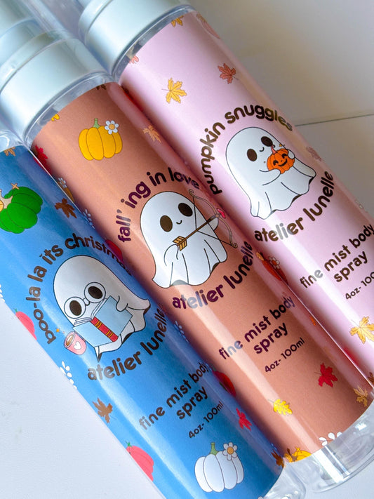 Kawaii ghost fall Christmas body mist